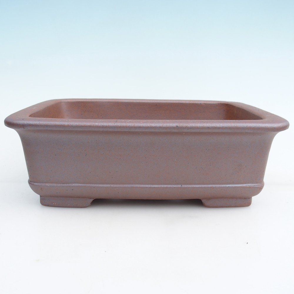 Ciotola bonsai in ceramica 29 x 21,5 x 9,5 cm, colore metallo