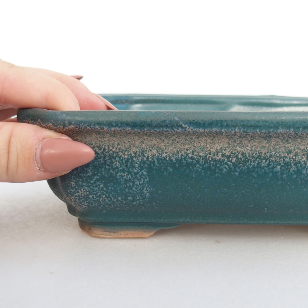 Ciotola bonsai in ceramica 26 x 26 x 8 cm, colore rosso