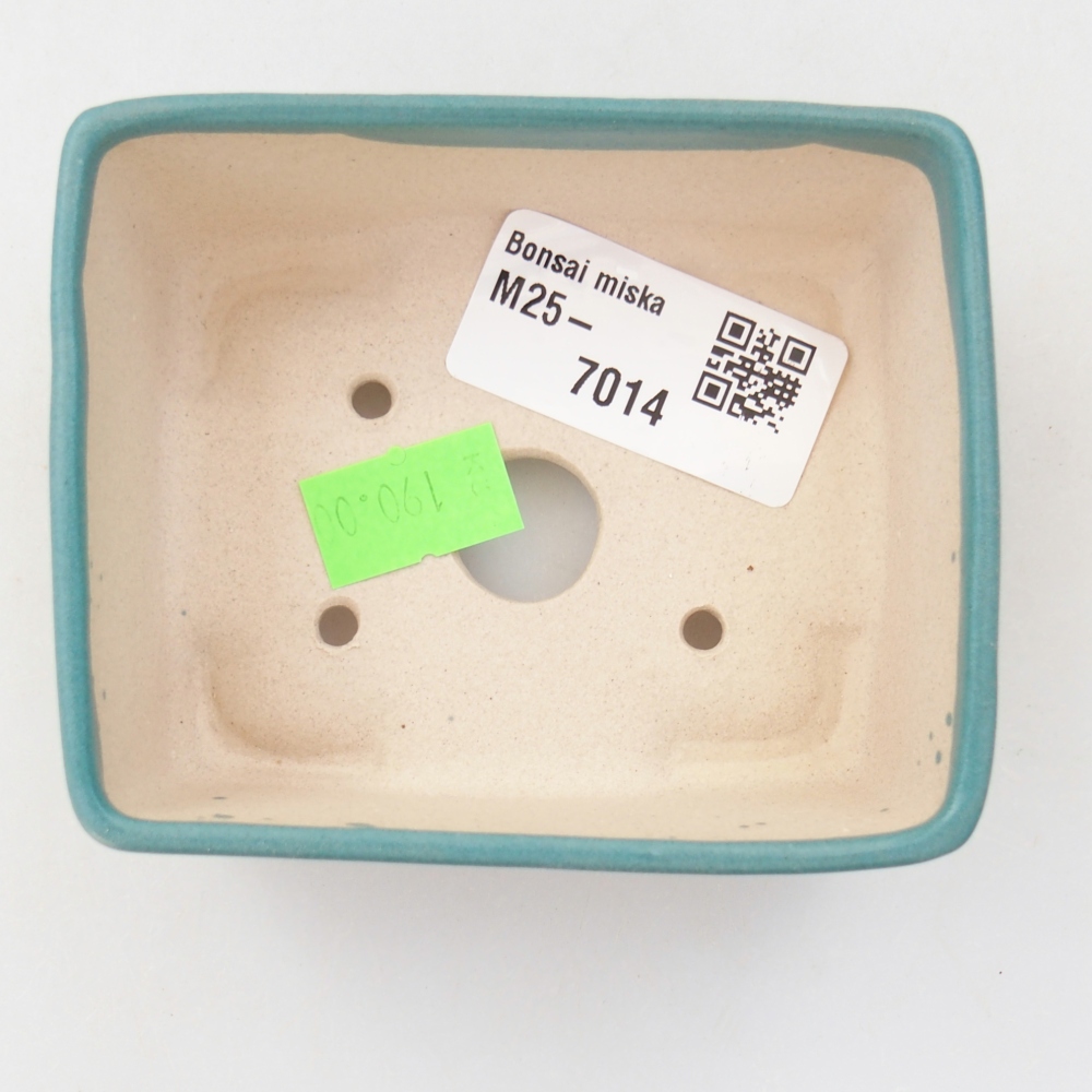Ciotola bonsai in ceramica 26 x 26 x 8 cm, colore rosso