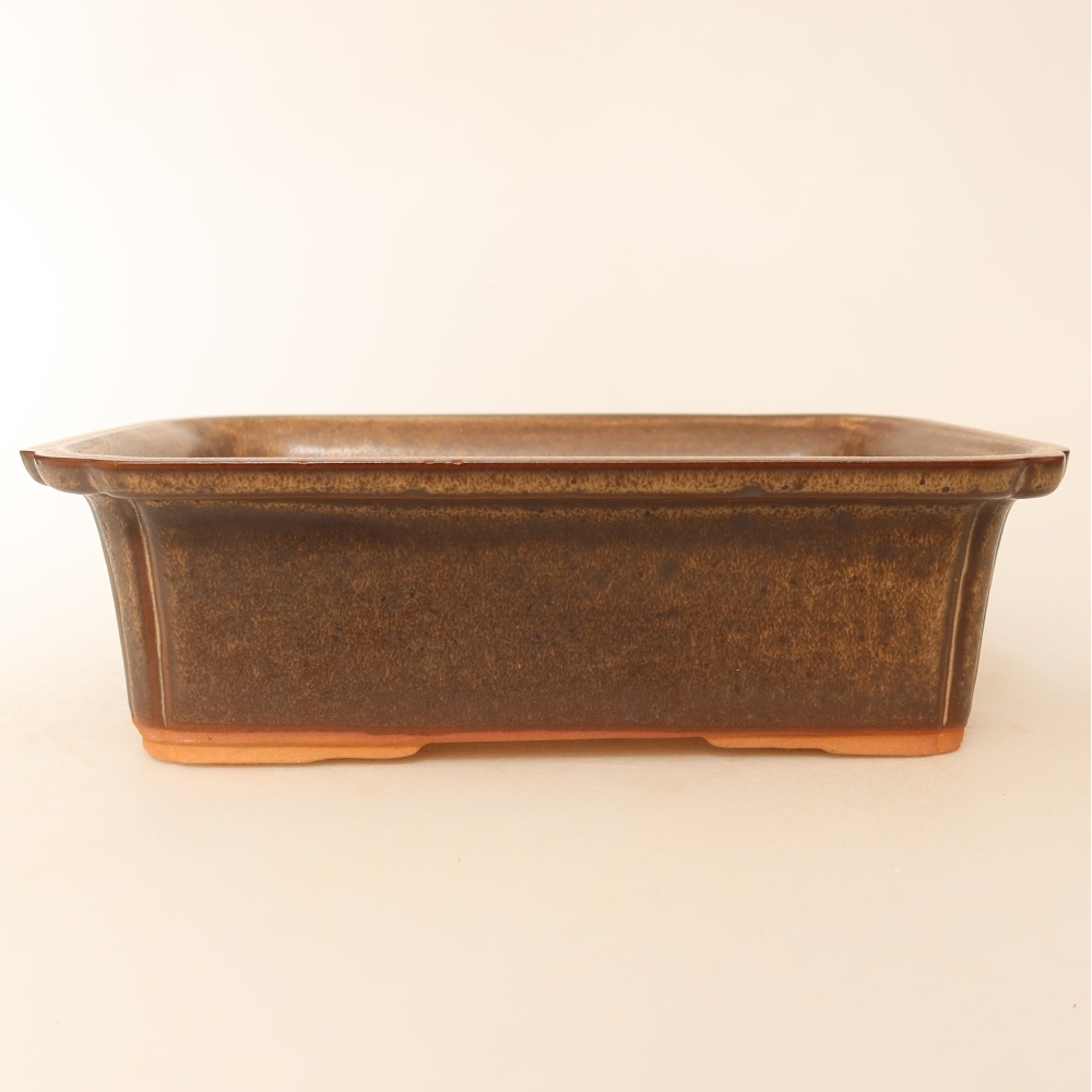Ciotola in ceramica  20 x 15,5 x 5,5 cm, colore marrone