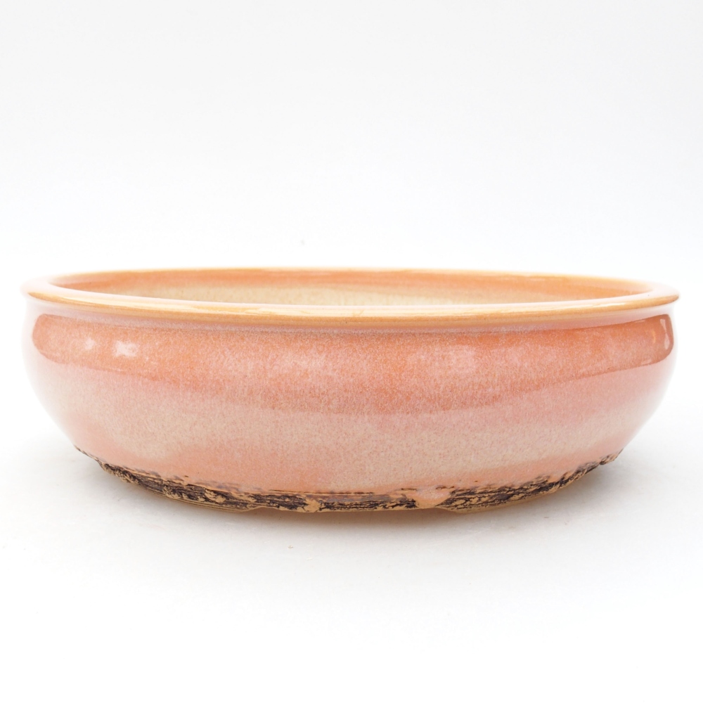 Ciotola bonsai in ceramica 20 x 20 x 5,5 cm, rosa