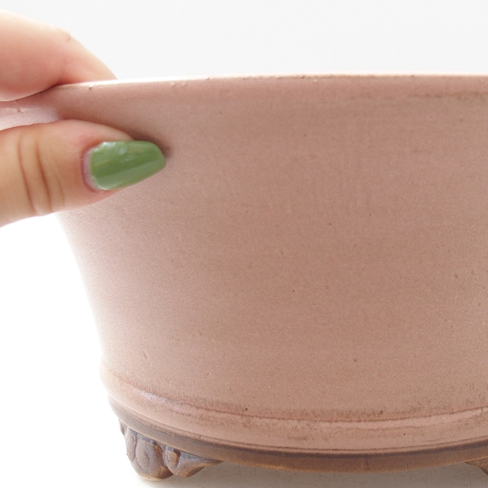 Ciotola bonsai in ceramica 24 x 24 x 11,5 cm, rosa