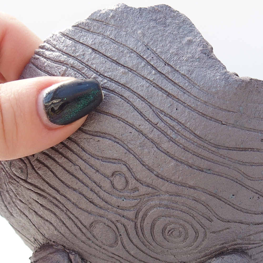 Conchiglia in ceramica 13,5 x 12,5 x 8,5 cm , colore metallizzato