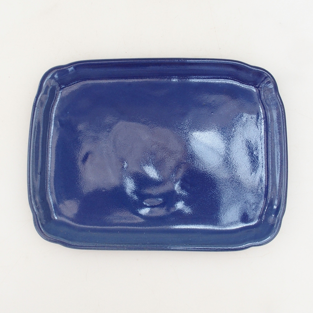 Ciotola in ceramica H50 - 18 x 13 x 1 cm - blu