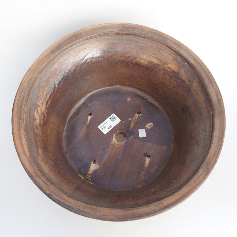 Ciotola bonsai in ceramica 31,5 x 31,5 x 14 cm, rosa