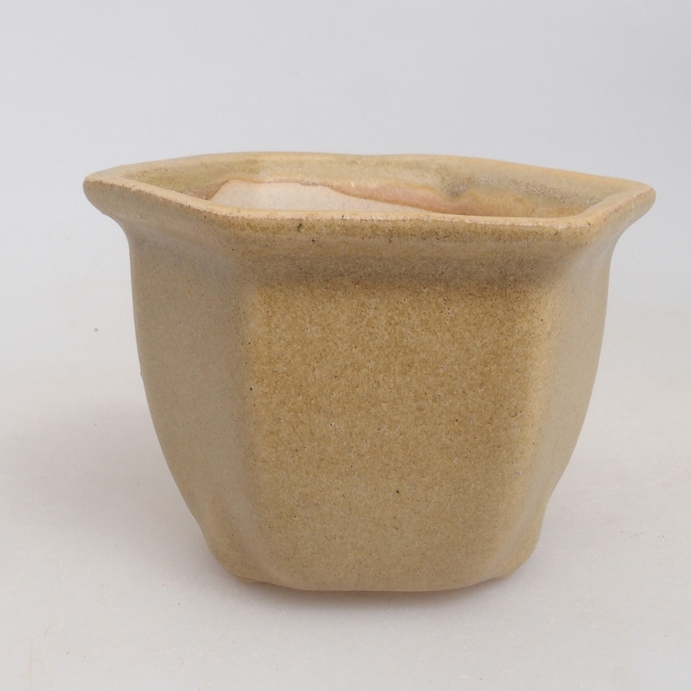 Ciotola per mini bonsai 7 x 7 x 5 cm, marrone