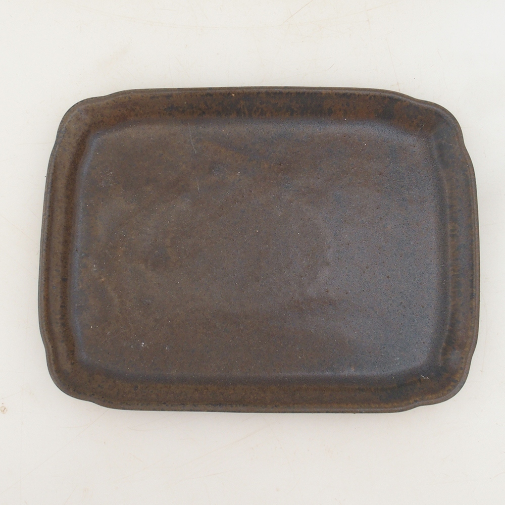 Ciotola in ceramica H50 - 18 x 13 x 1 cm - marrone