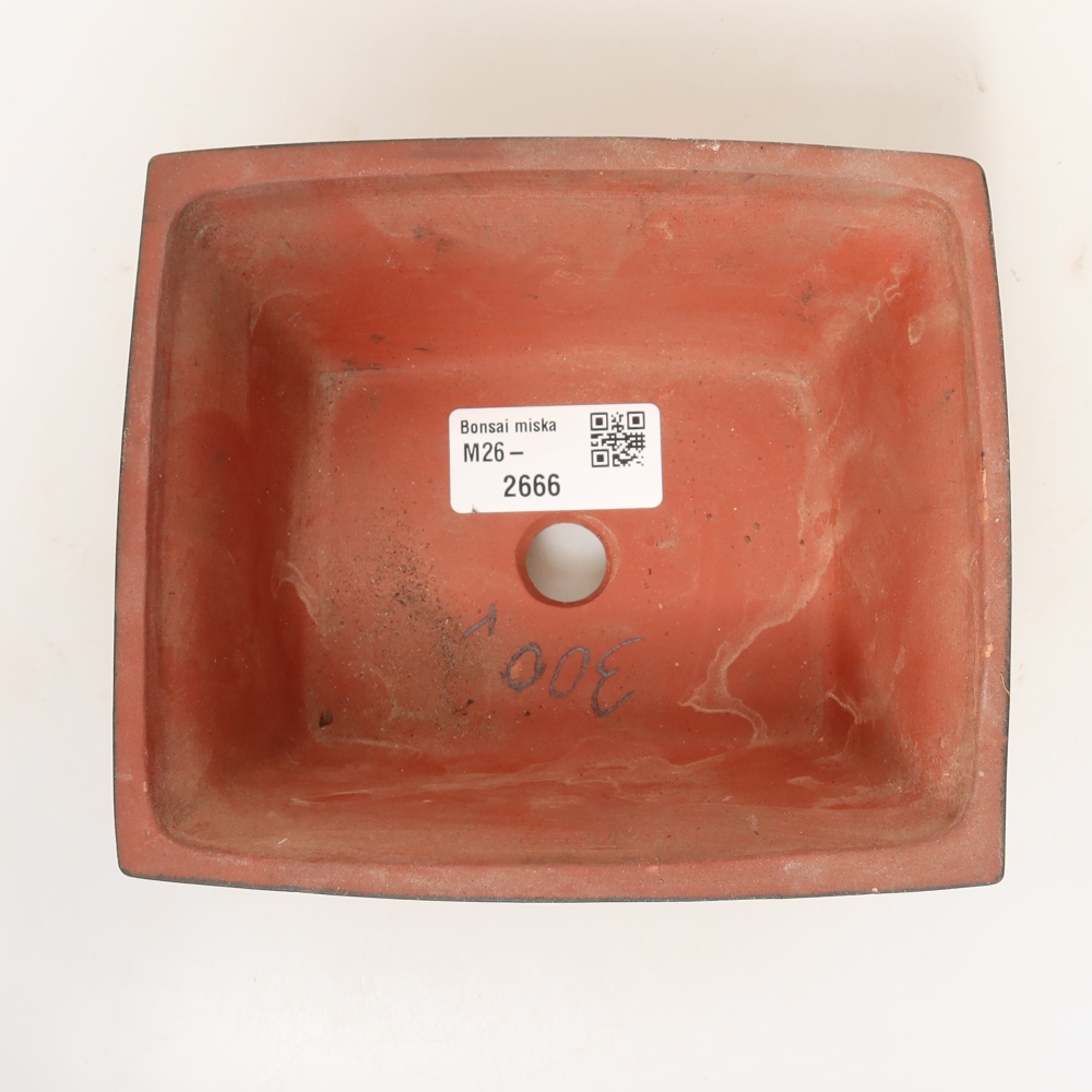 Conchiglia in ceramica  14 x 12,5 x 7 cm, colore mattone
