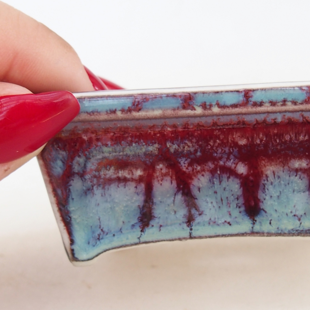 Mini bonsai 7,5 x 6 x 3 cm, bordeaux