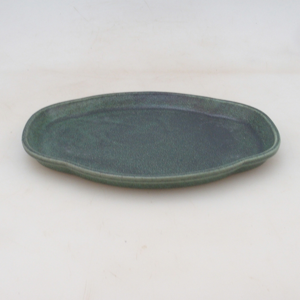 Piattino in ceramica H75 - 18,5 x 13 x 1,5 cm - verde