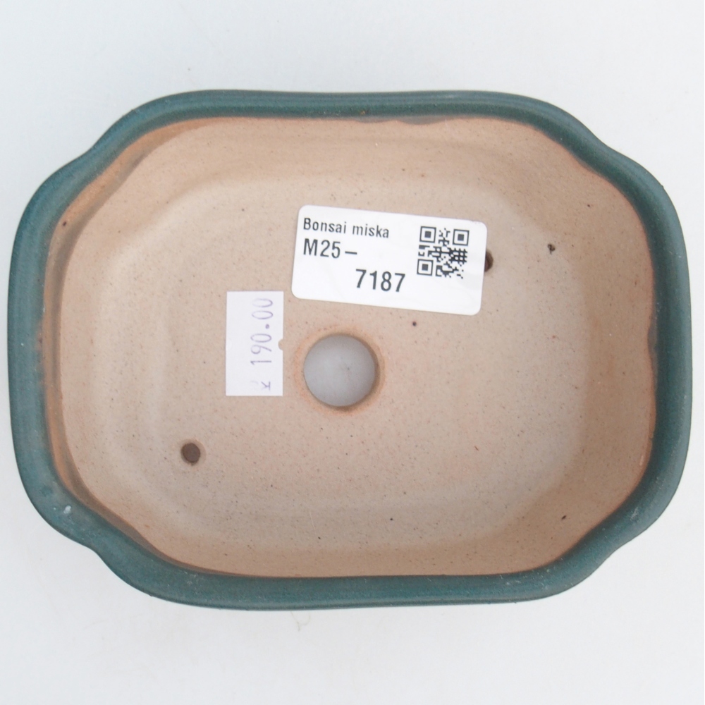 Ciotola bonsai in ceramica 26 x 26 x 8 cm, colore rosso