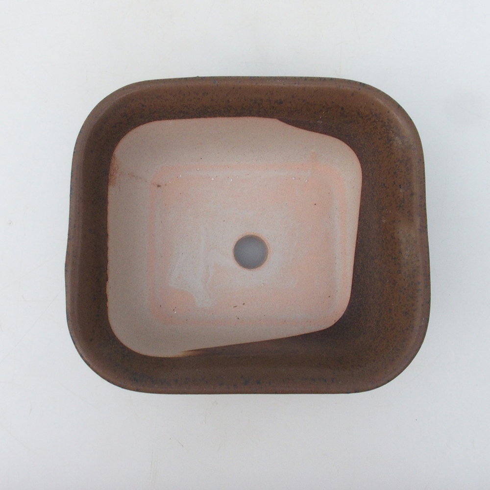 Ciotola per bonsai H37 - 14,5 x 13 x 6,5 cm - marrone