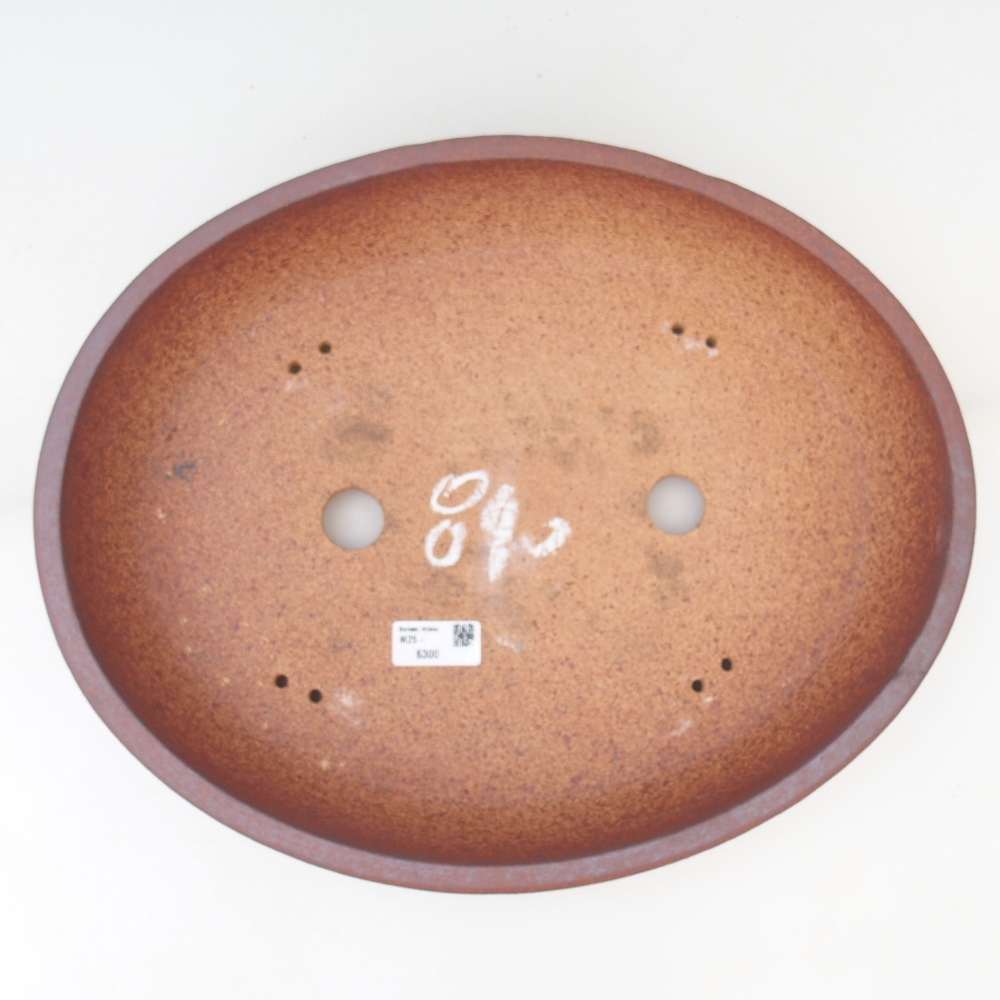 Ciotola per bonsai 39,5 x 32 x 8,5 cm , colore metallo