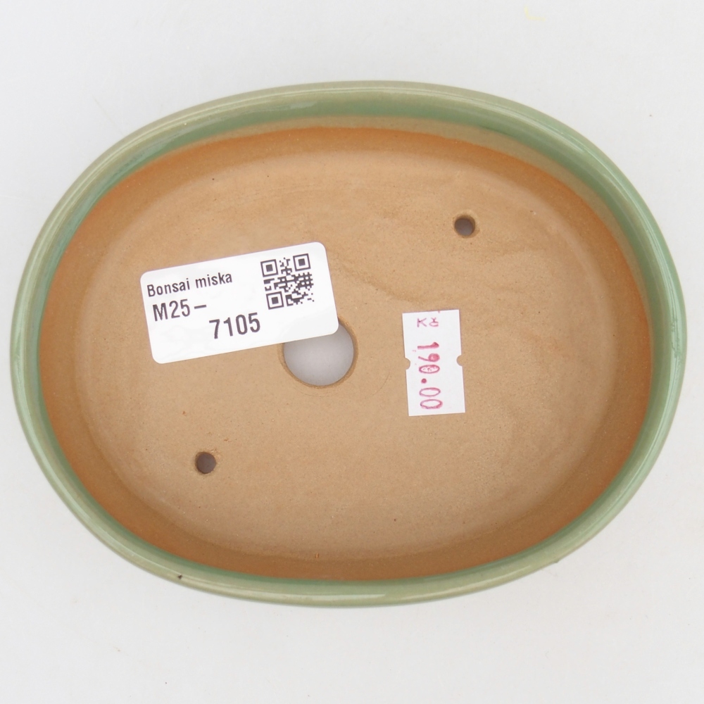 Ciotola bonsai in ceramica 26 x 26 x 8 cm, colore rosso