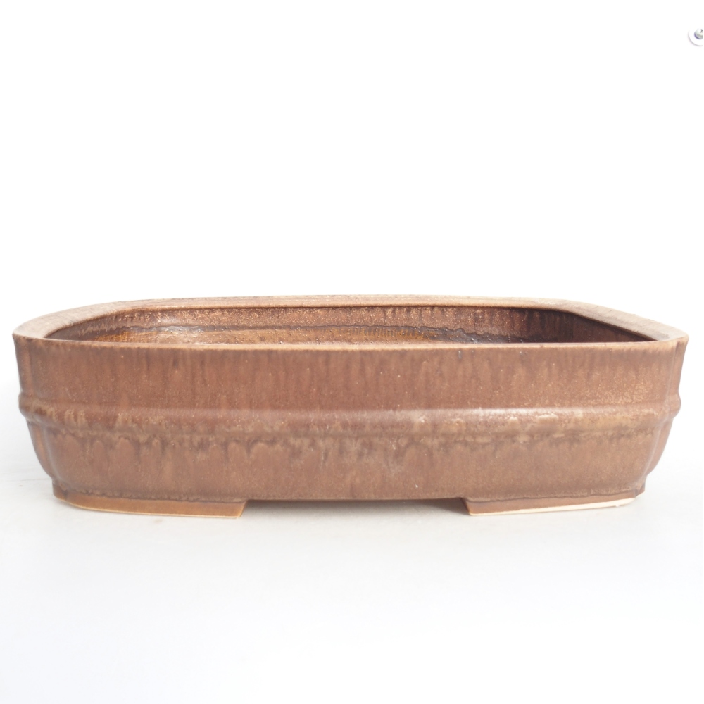 Ciotola bonsai in ceramica 29,5 x 24 x 7 cm, rosa