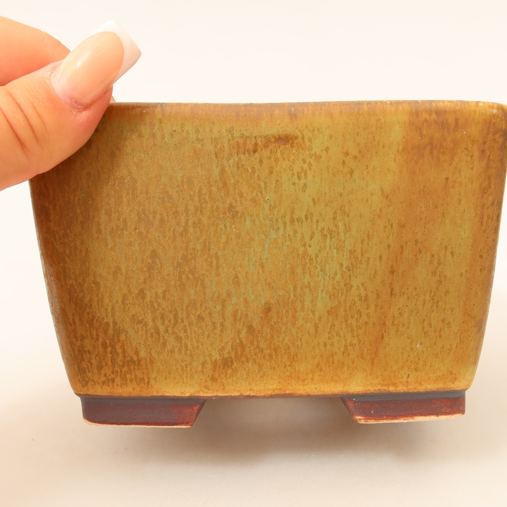 Ciotola bonsai in ceramica 13 x 13 x 8 cm, verde