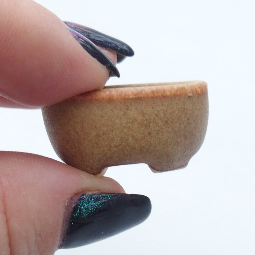 Mini bonsai 2,5 x 2 x 1,5 cm, marrone