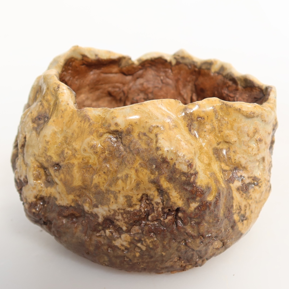 Conchiglia in ceramica 7,5 x 7 x 6 cm , colore marrone