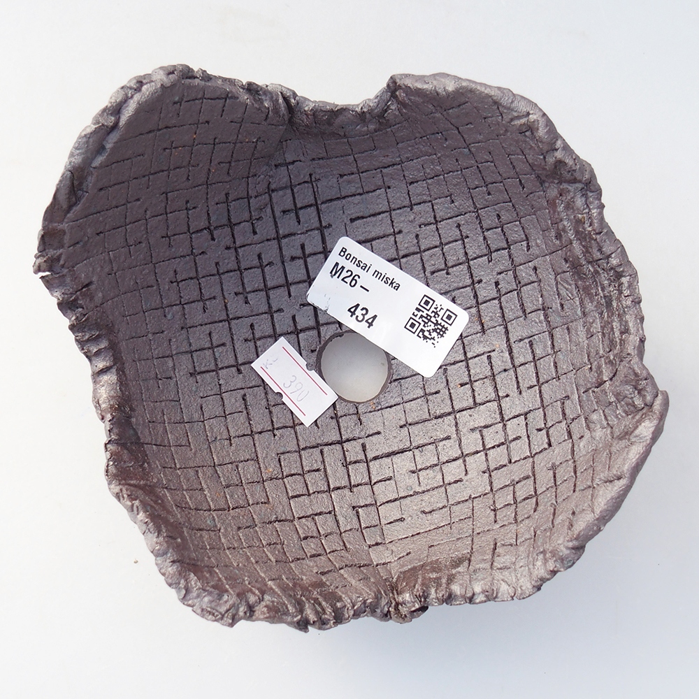 Conchiglia in ceramica 13 x 12,5 x 7,5 cm , colore metallizzato