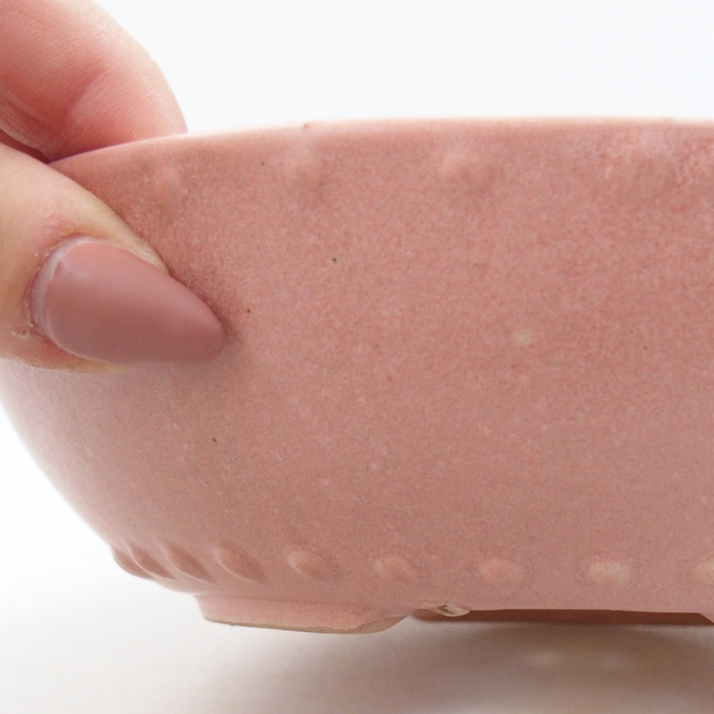 Ciotola bonsai in ceramica 26 x 26 x 8 cm, colore rosso