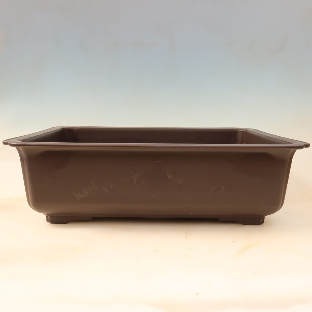 Vaso per bonsai in plastica MP-35 marrone - 49 x 36 x 14,5 cm 