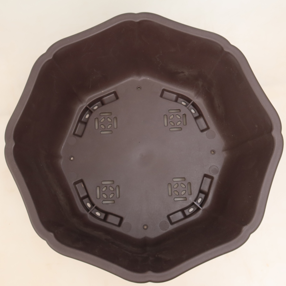 Vaso per bonsai in plastica MP-31 marrone - 39,5 x 37,5 x 14,5 cm
