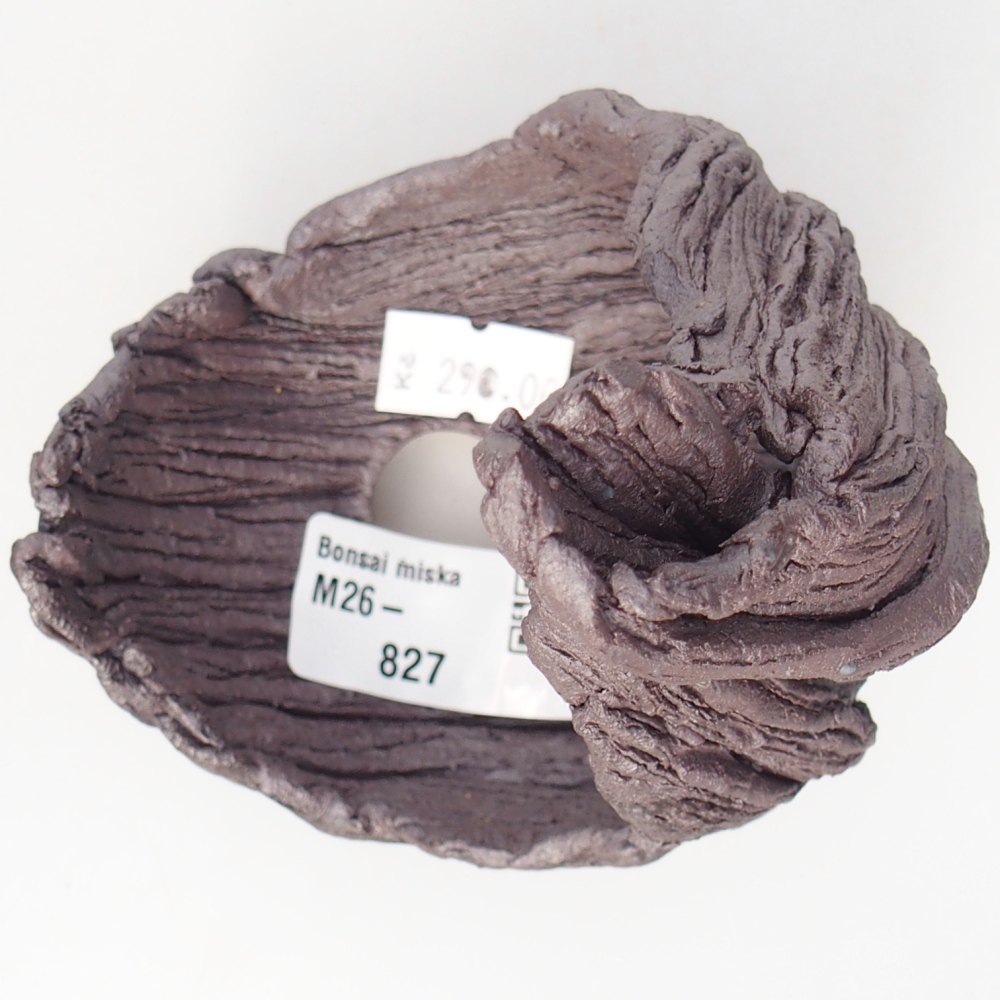 Conchiglia in ceramica 9 x 7,5 x 13 cm , colore metallizzato