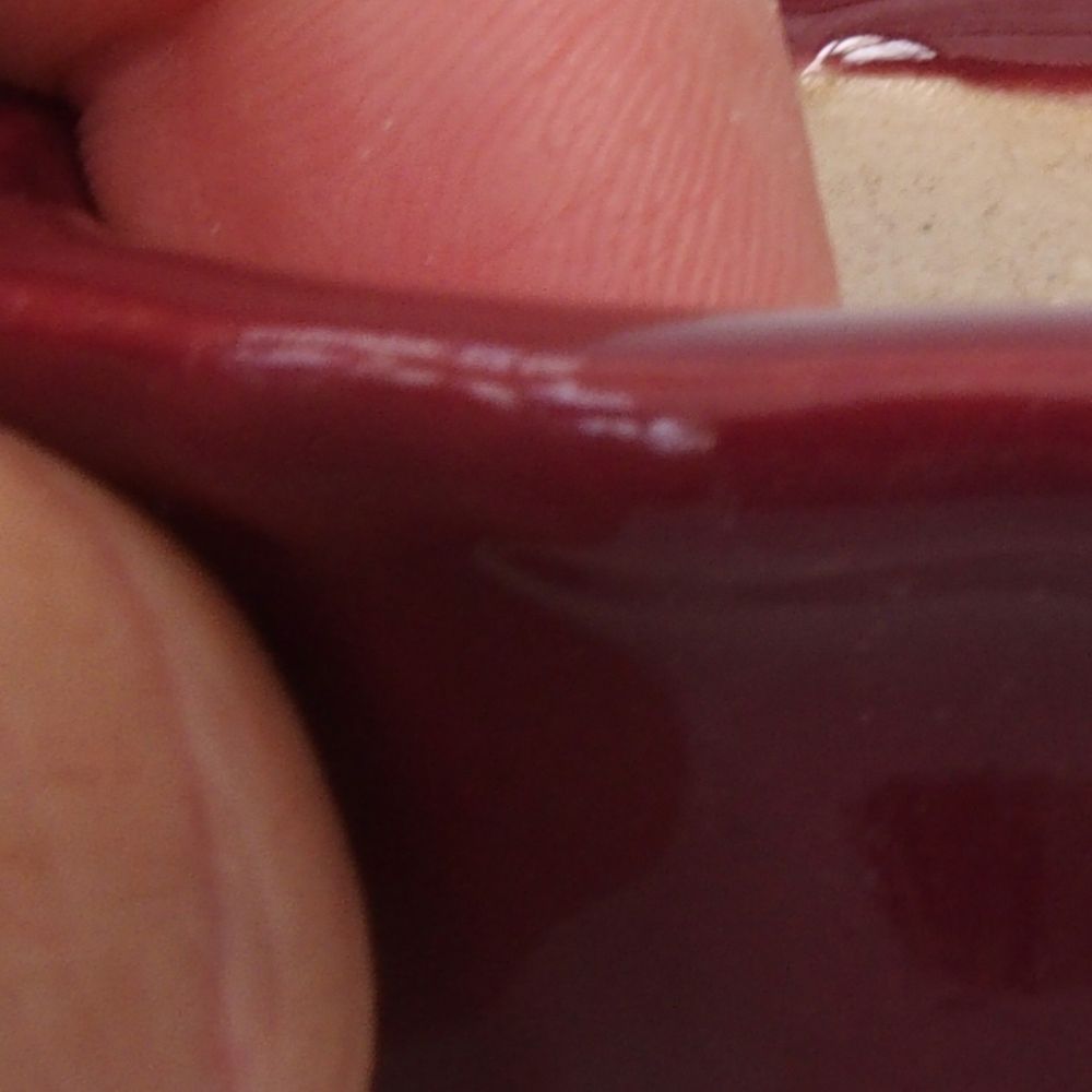 Mini bonsai 5 x 5 x 2,5 cm, colore bordeaux