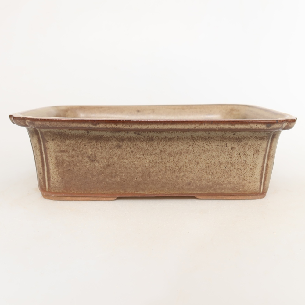 Ciotola in ceramica  20 x 15,5 x 5,5 cm, colore marrone