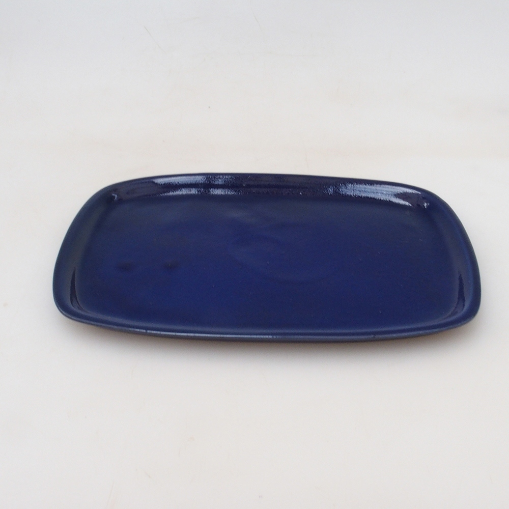 Ciotola in ceramica H08 - 22,5 x 16 x 1 cm - blu