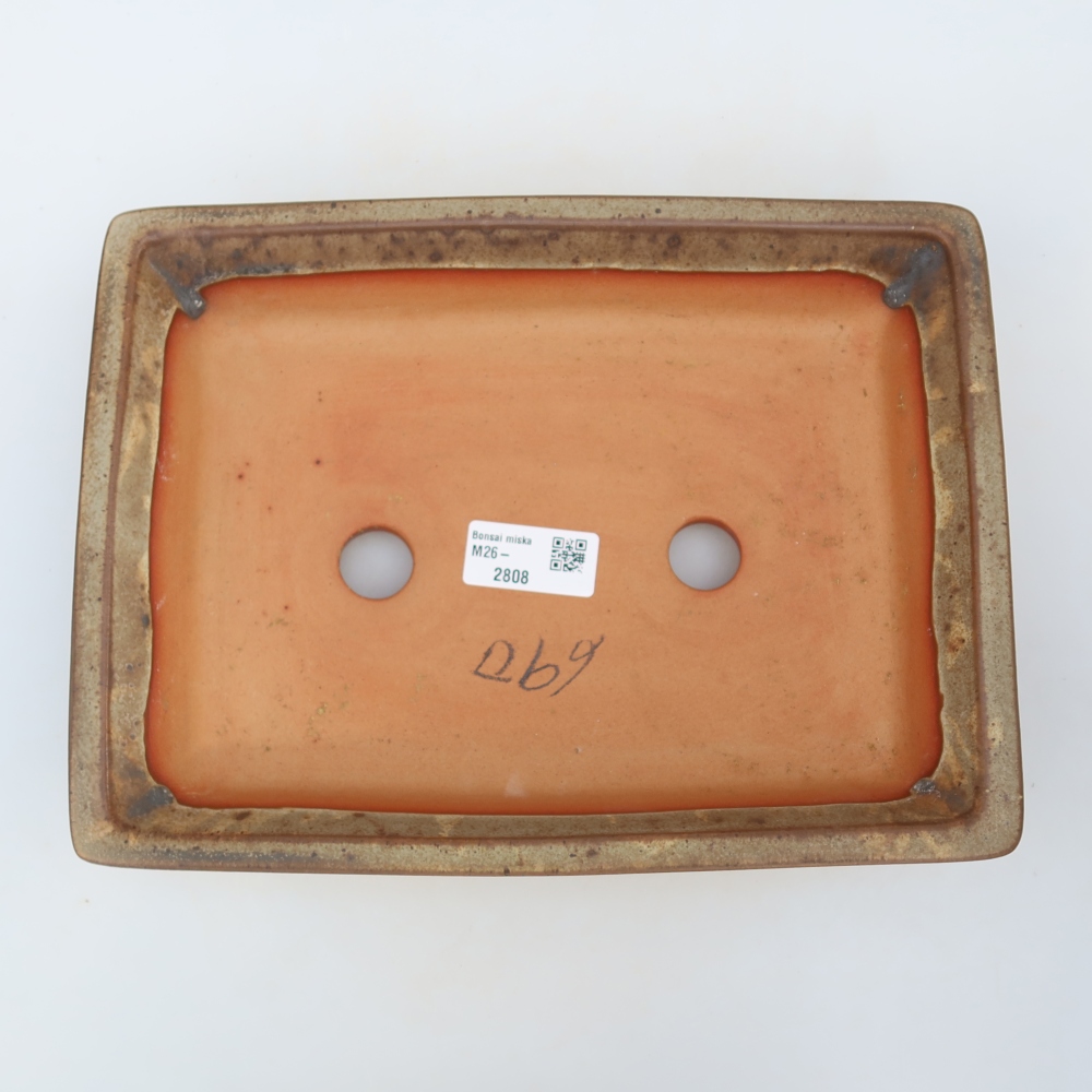 Ciotola in ceramica  26 x 19,5 x 5,5 cm, colore beige