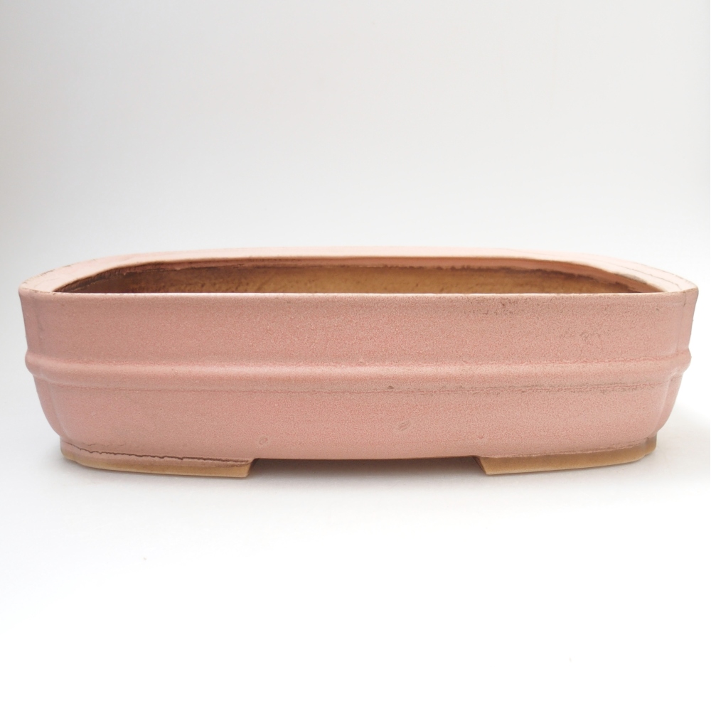 Ciotola bonsai in ceramica 29 x 23 x 7 cm, rosa