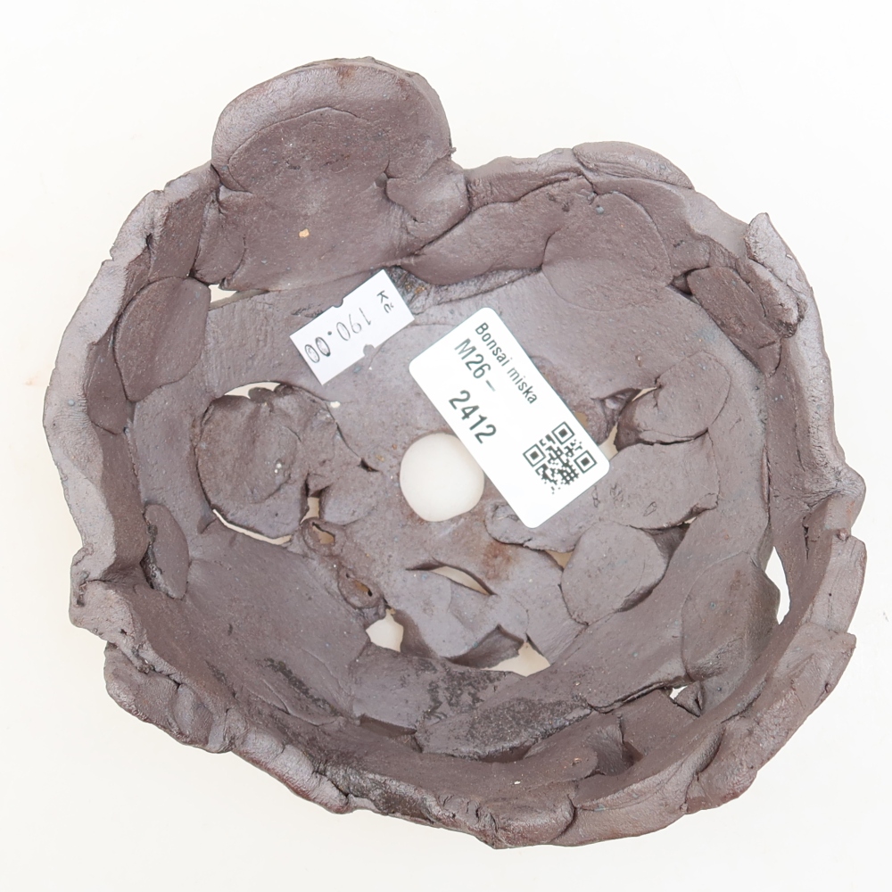 Guscio in ceramica  13,5 x 13,5 x 7 cm, colore metallizzato