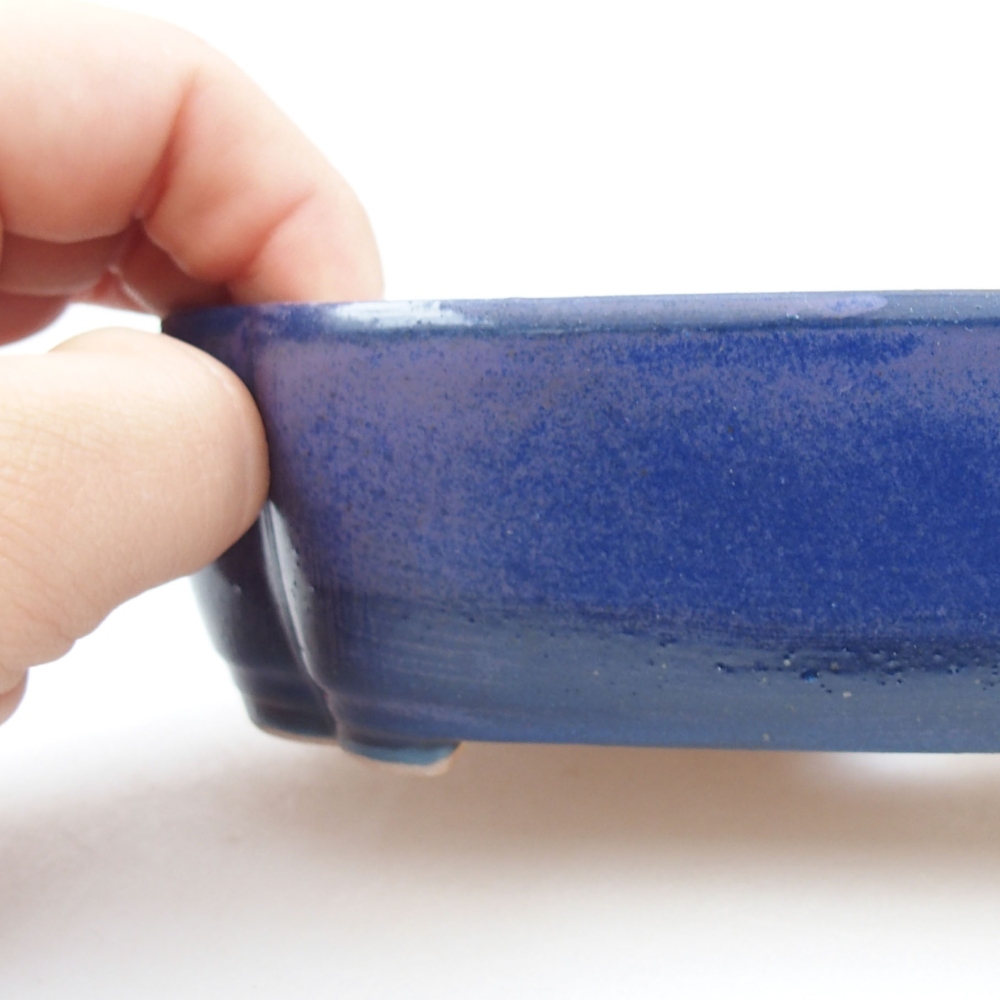 Ciotola bonsai in ceramica 22 x 17 x 5 cm, verde