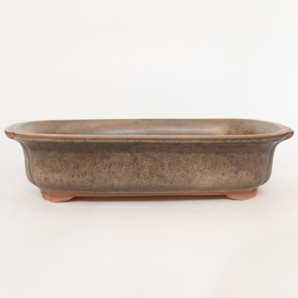 Ciotola in ceramica  24 x 17 x 6 cm, colore marrone