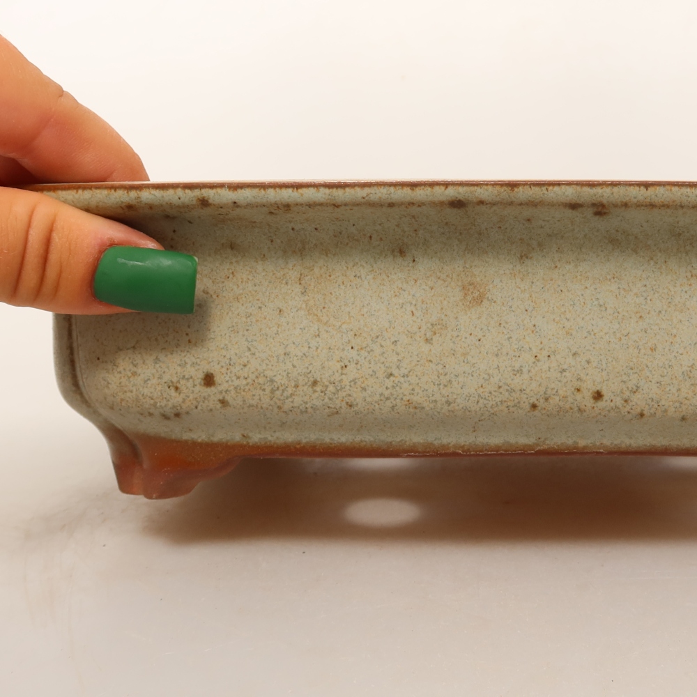 Ciotola in ceramica  24,5 x 17,5 x 6 cm, colore beige