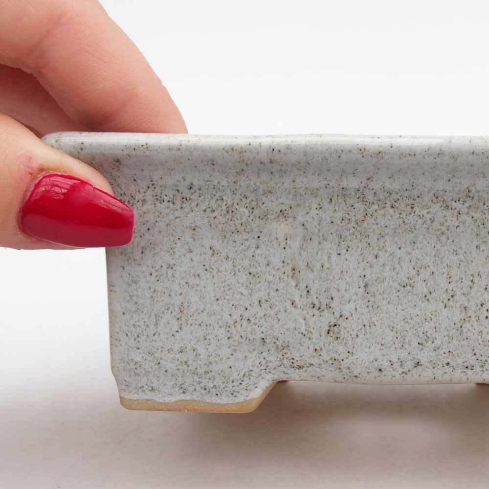 Ciotola bonsai in ceramica 26 x 26 x 8 cm, colore rosso