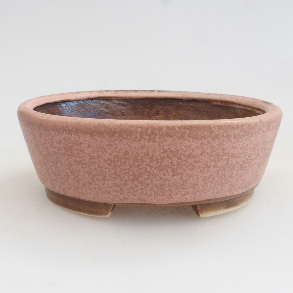 Ciotola per bonsai in ceramica 10 x 8,5 x 4 cm, marrone