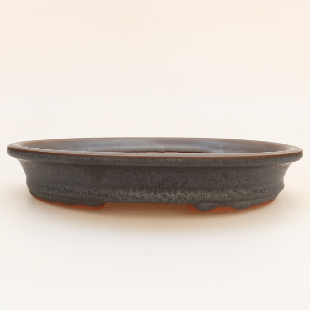 Ciotola in ceramica  21 x 15 x 4 cm, colore metallizzato