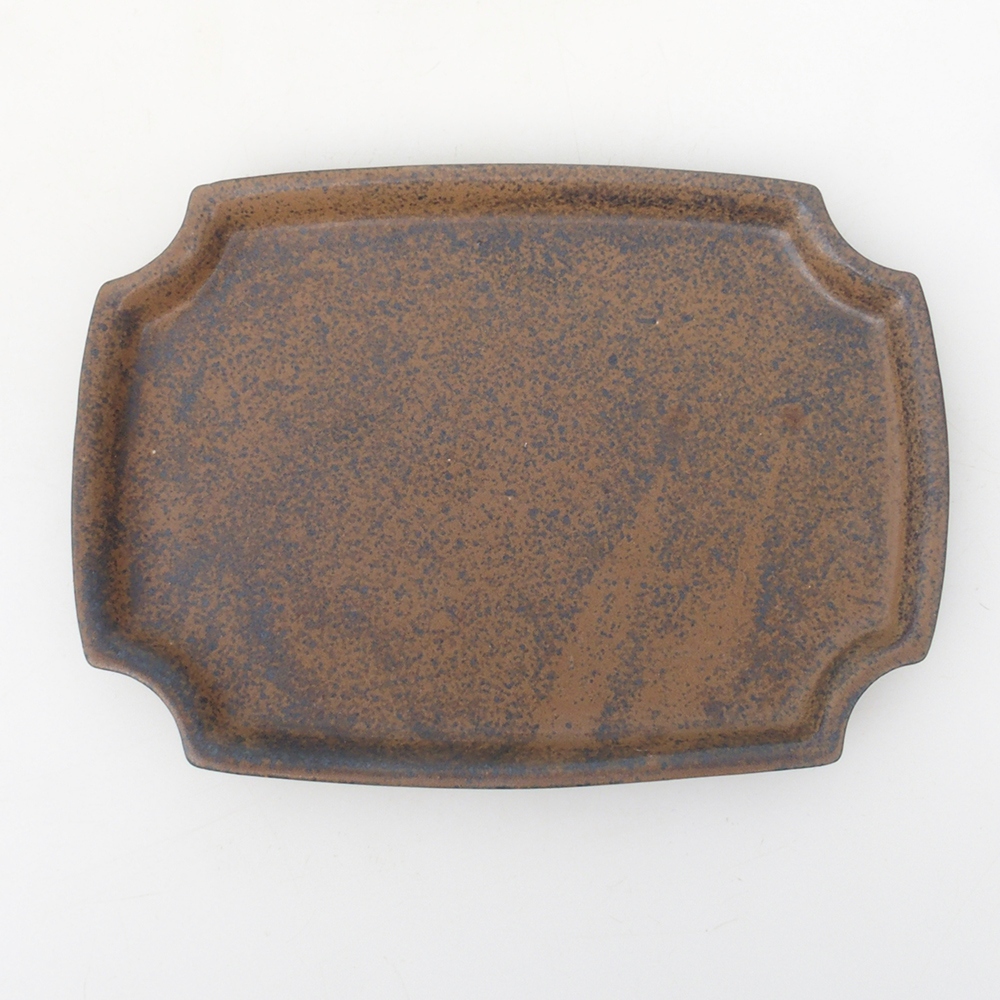 Ciotola in ceramica H03 - 17 x 12,5 x 1 cm - marrone