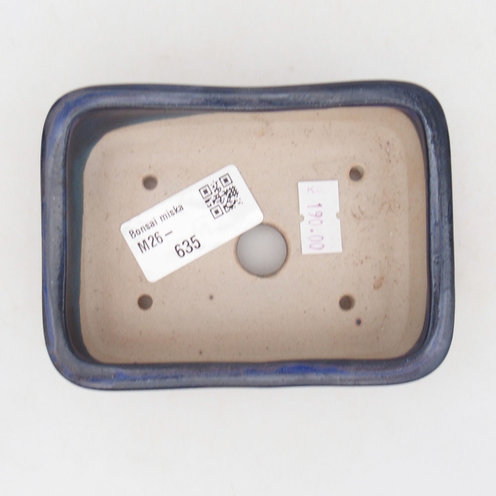 Ciotola per bonsai in ceramica 125 x 10 x 3 cm, marrone