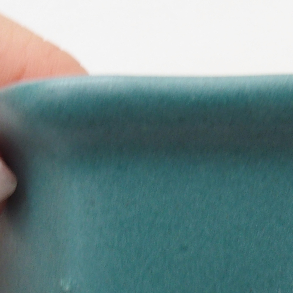 Ciotola bonsai in ceramica 6,5 x 5,5 x 4 cm, colore blu