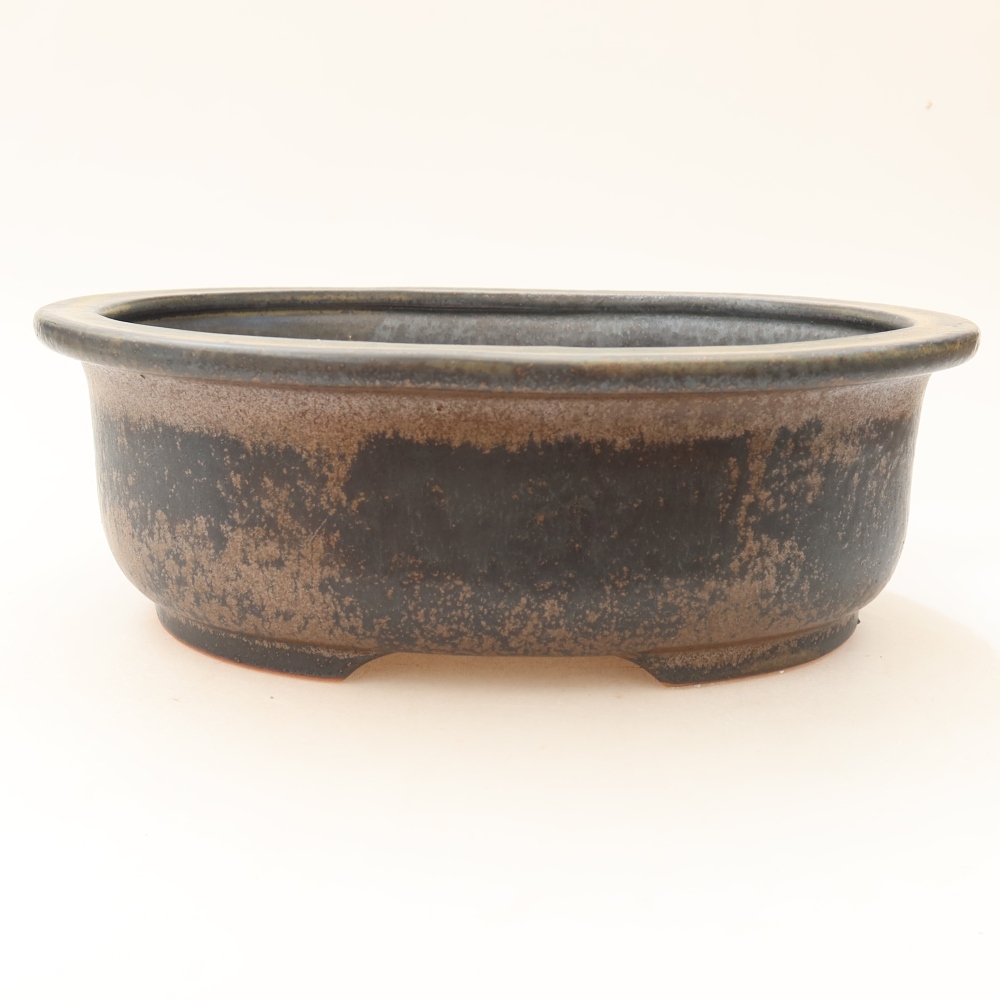 Vaso da bonsai in ceramica 23 x 19 x 8 cm, colore marrone