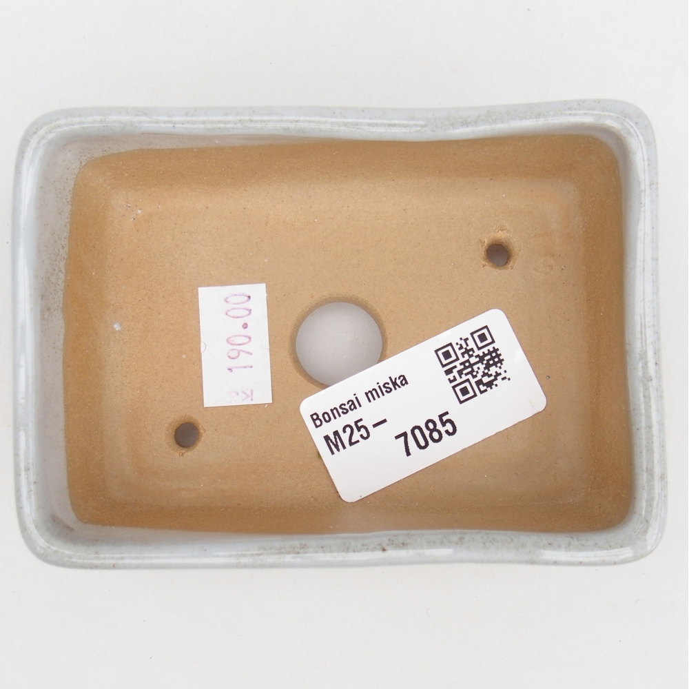 Ciotola bonsai in ceramica 26 x 26 x 8 cm, colore rosso