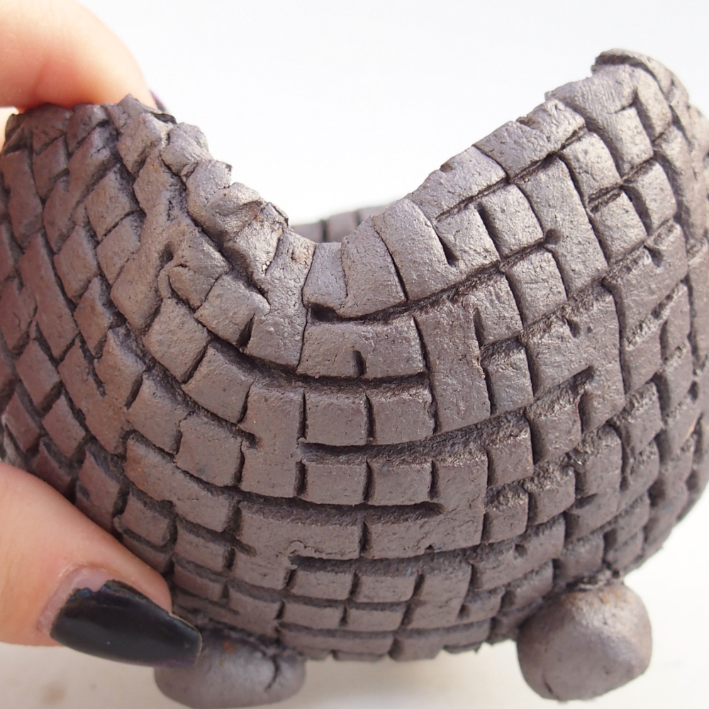 Conchiglia in ceramica 10 x 10 x 7,5 cm , colore metallizzato