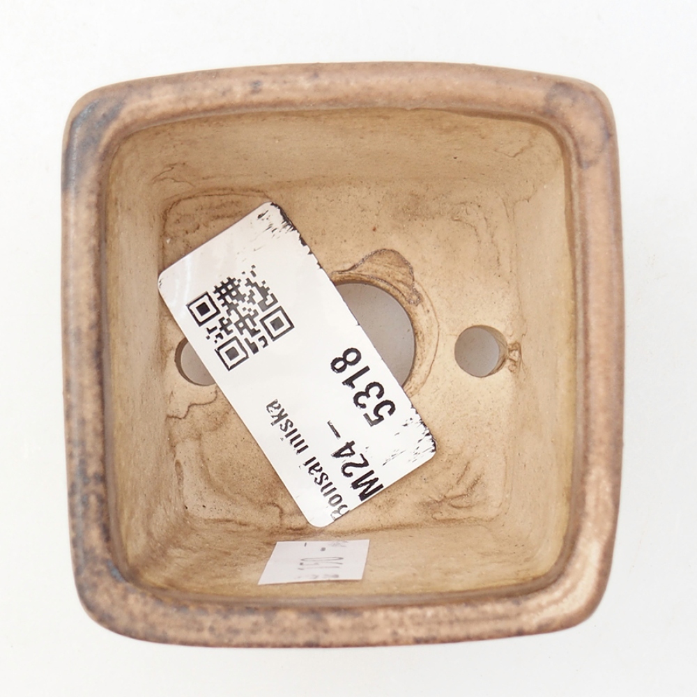 Ciotola bonsai in ceramica 6 x 6 x 4,5 cm, rosa