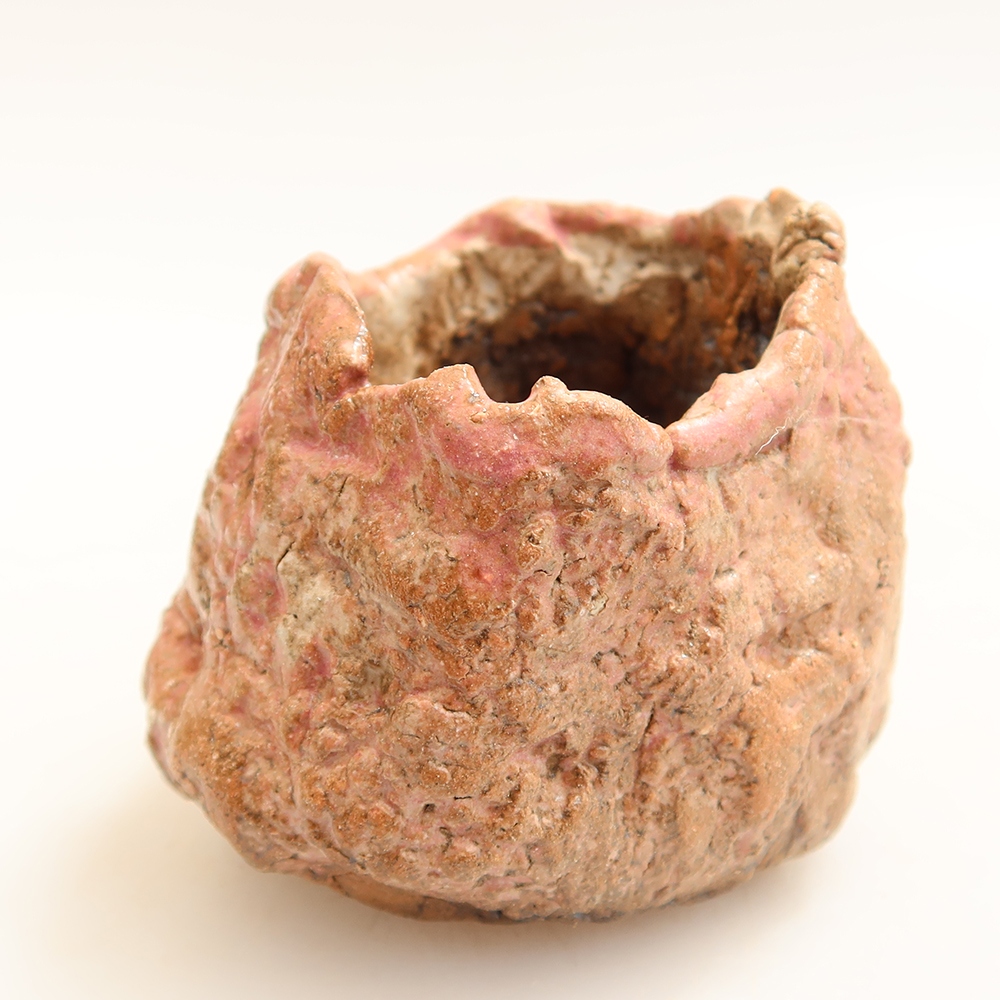 Guscio in ceramica  4 x 4 x 6 cm, colore rosa