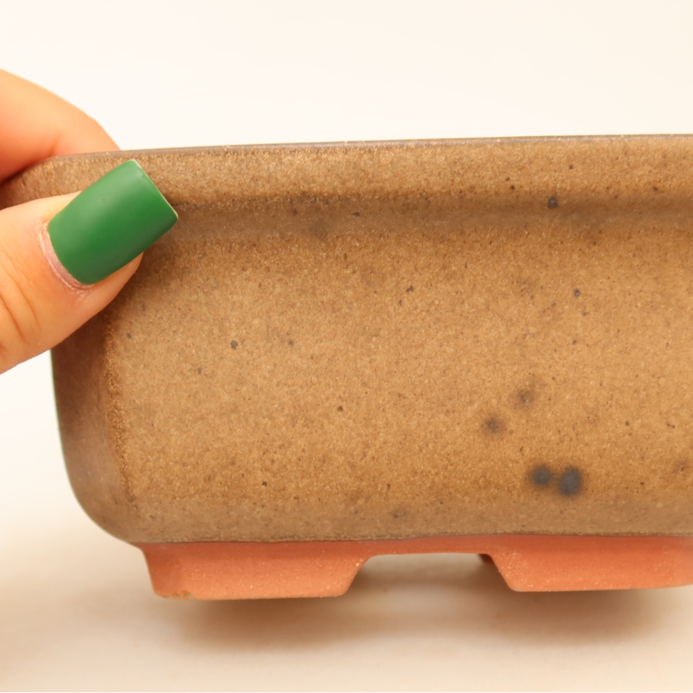 Ciotola in ceramica  15 x 12 x 7 cm, colore marrone