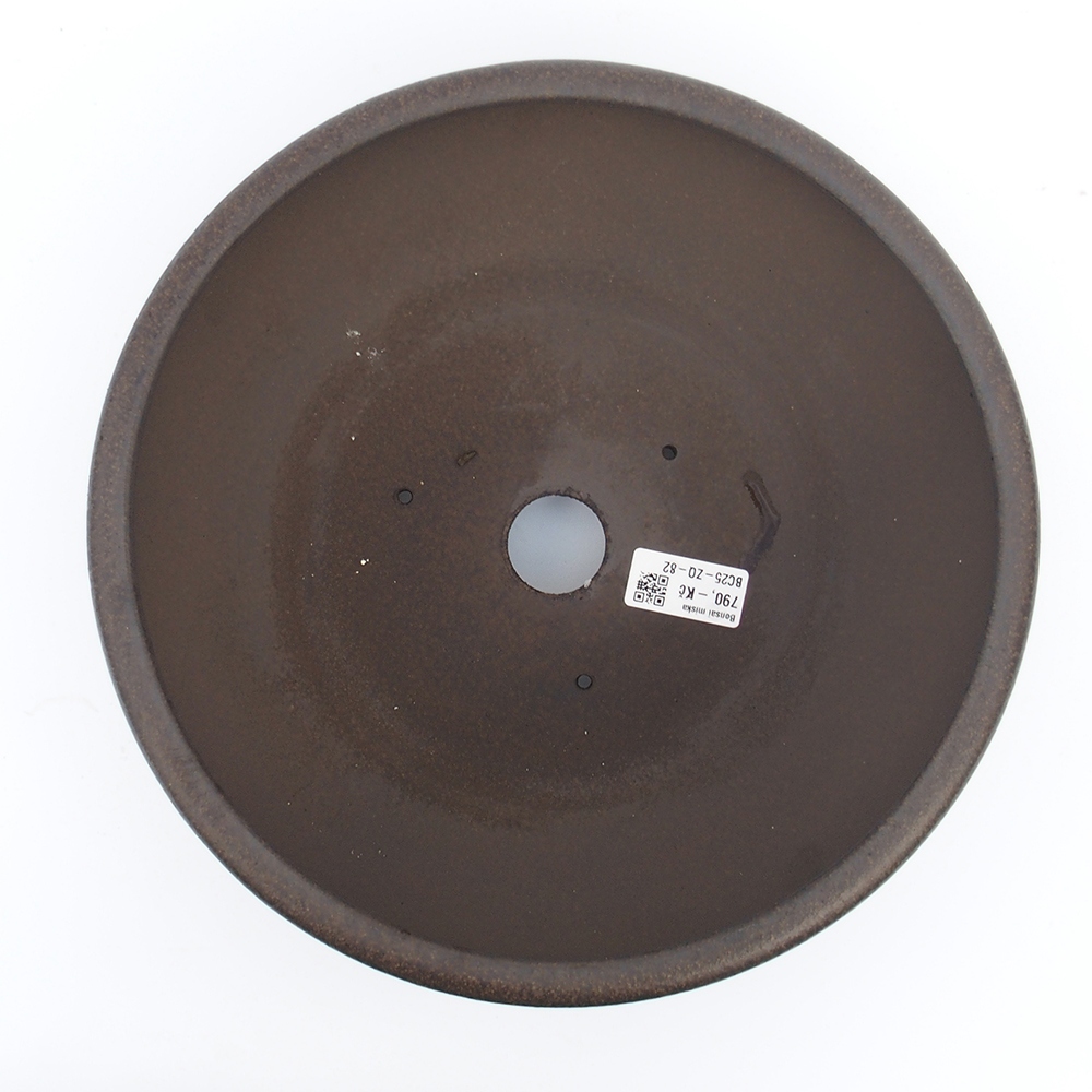 Ciotola 29 x 29 x 9,5 cm marrone ocra