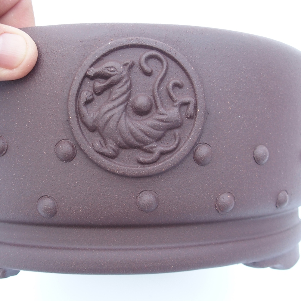 Ciotola 25 x 25 x 11,5 cm marrone